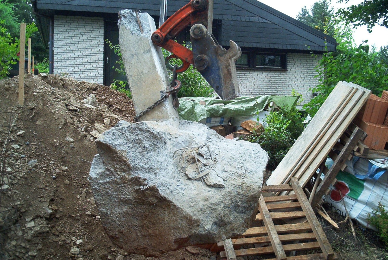 Weitere Umbauarbeiten am Haus